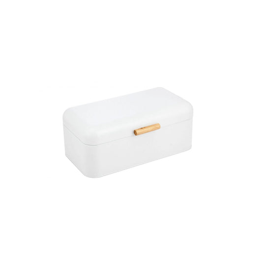Bread Bin Metal white 42.5x23x16.5cm Retro