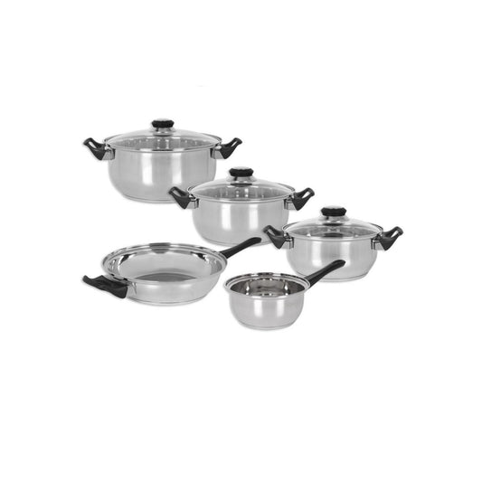 Casserole Set steel 8 pcs Cookware set Induction