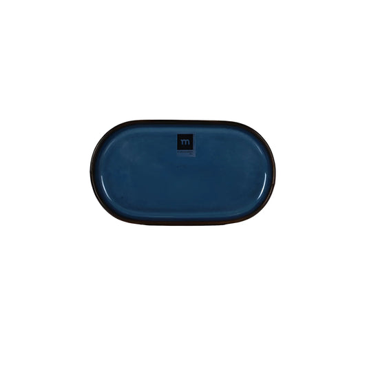 Chester Blue 13x8cm oval deep bowl ramekin