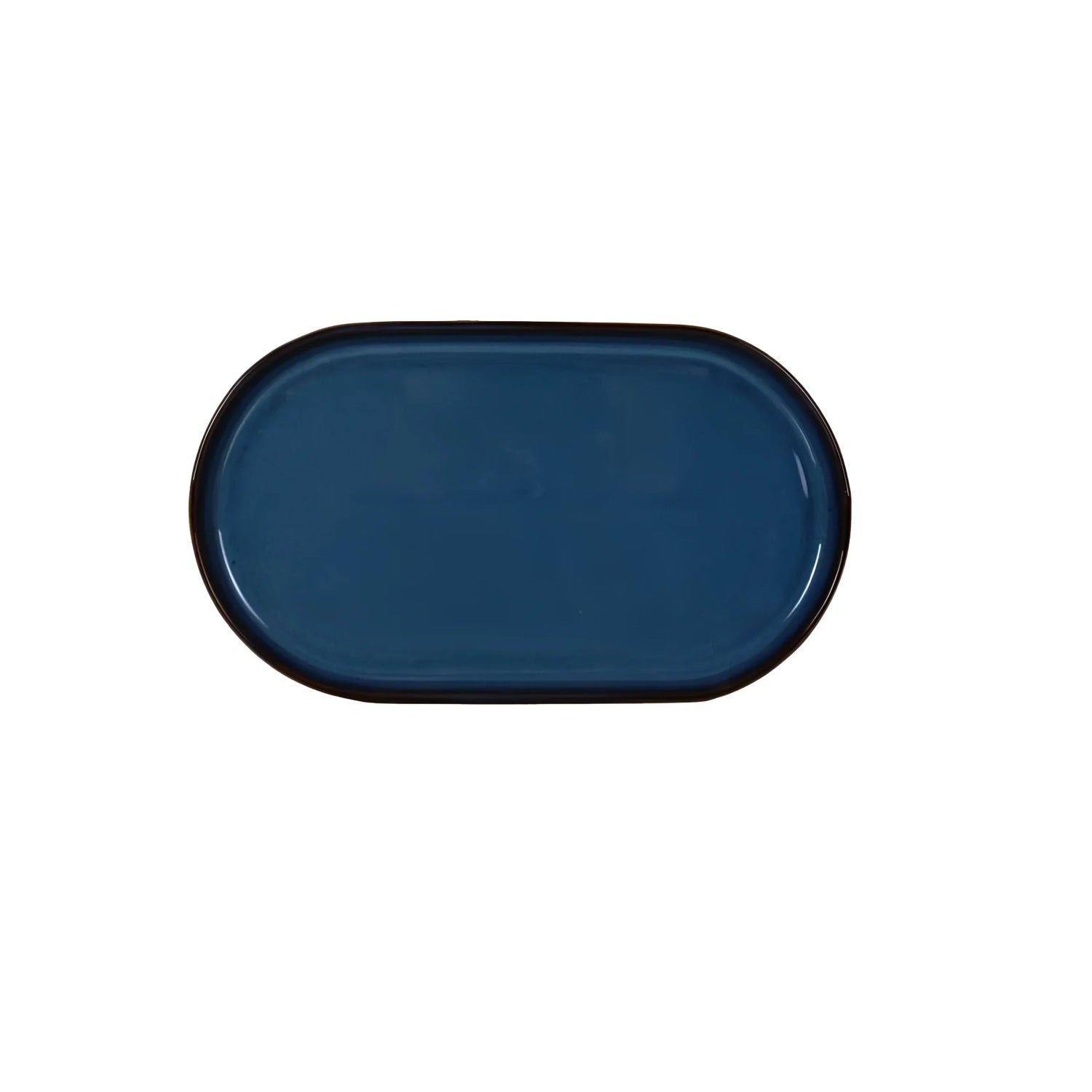 Chester Blue 30x17cm oval Dinner plate