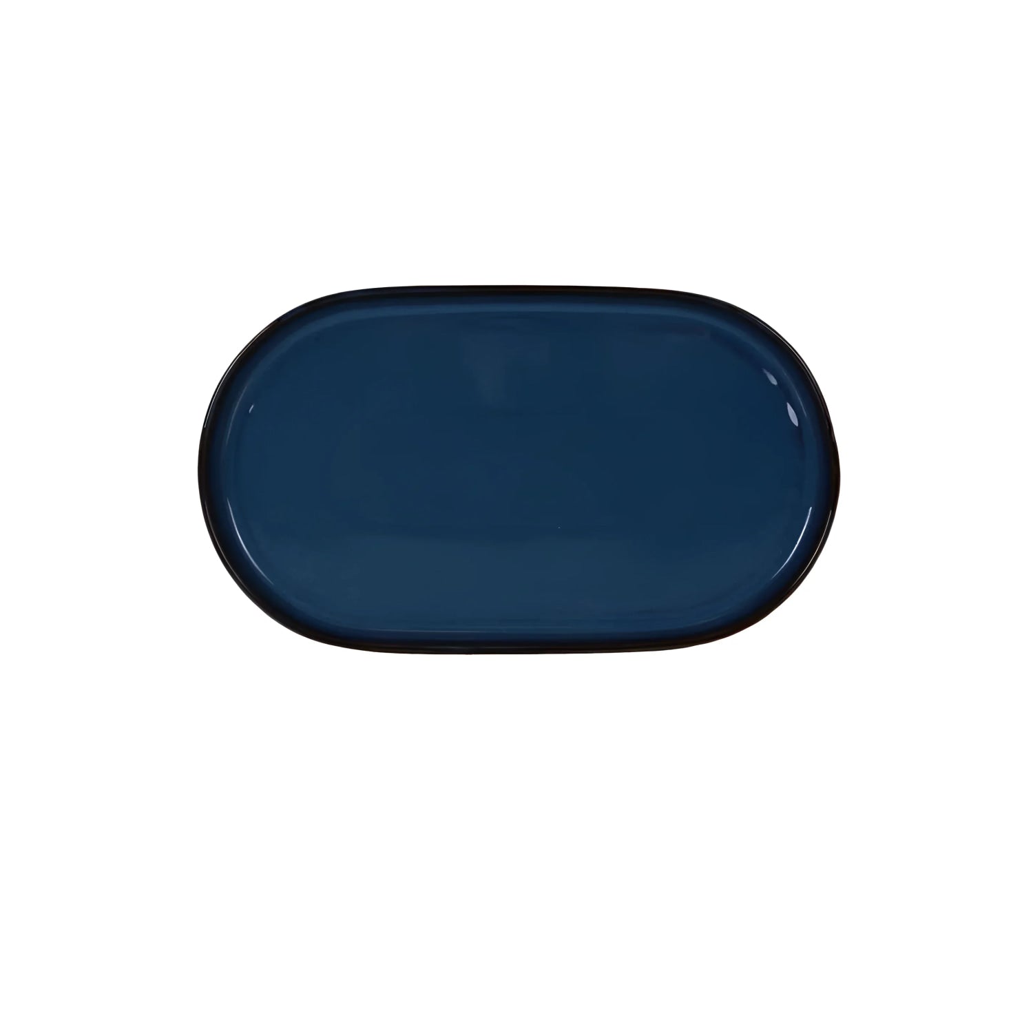 Chester Blue 36x20cm oval Dinner plate Stoneware