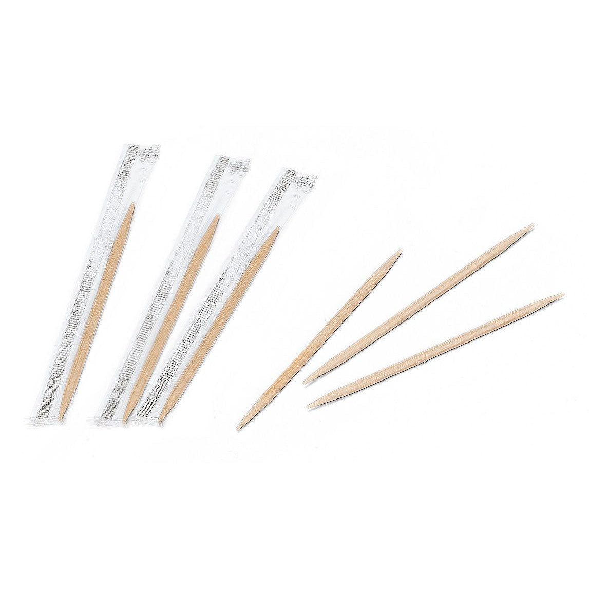 Cocktail Picks Sticks Wrapped Bamboo Wooden box of 1000 Algon