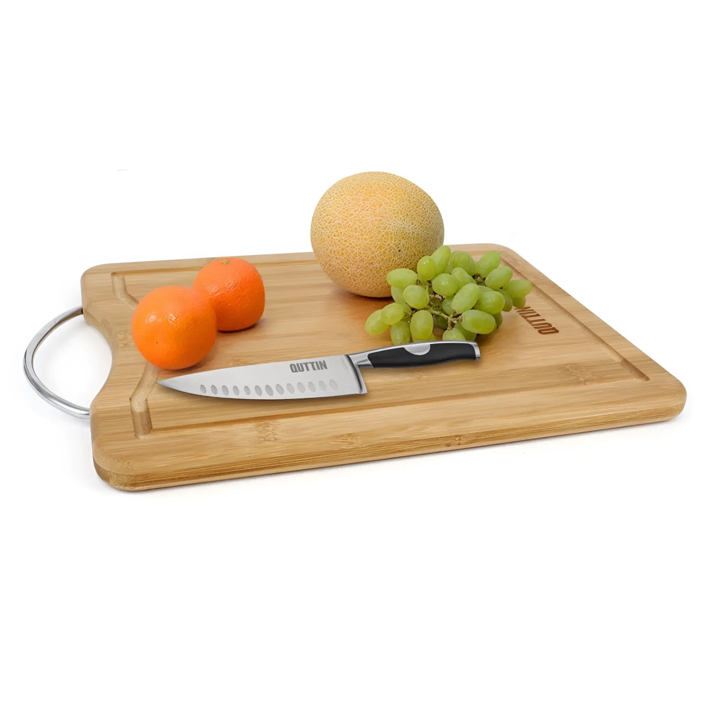 Cutting board 32.5cm bamboo chopping board handle Quttin