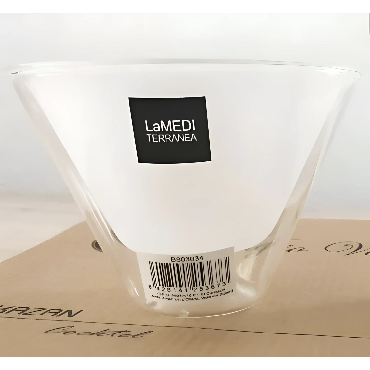 Double WALL martini margarita cocktail glasses 250ml 11.5x8.5cm -SET OF 2-