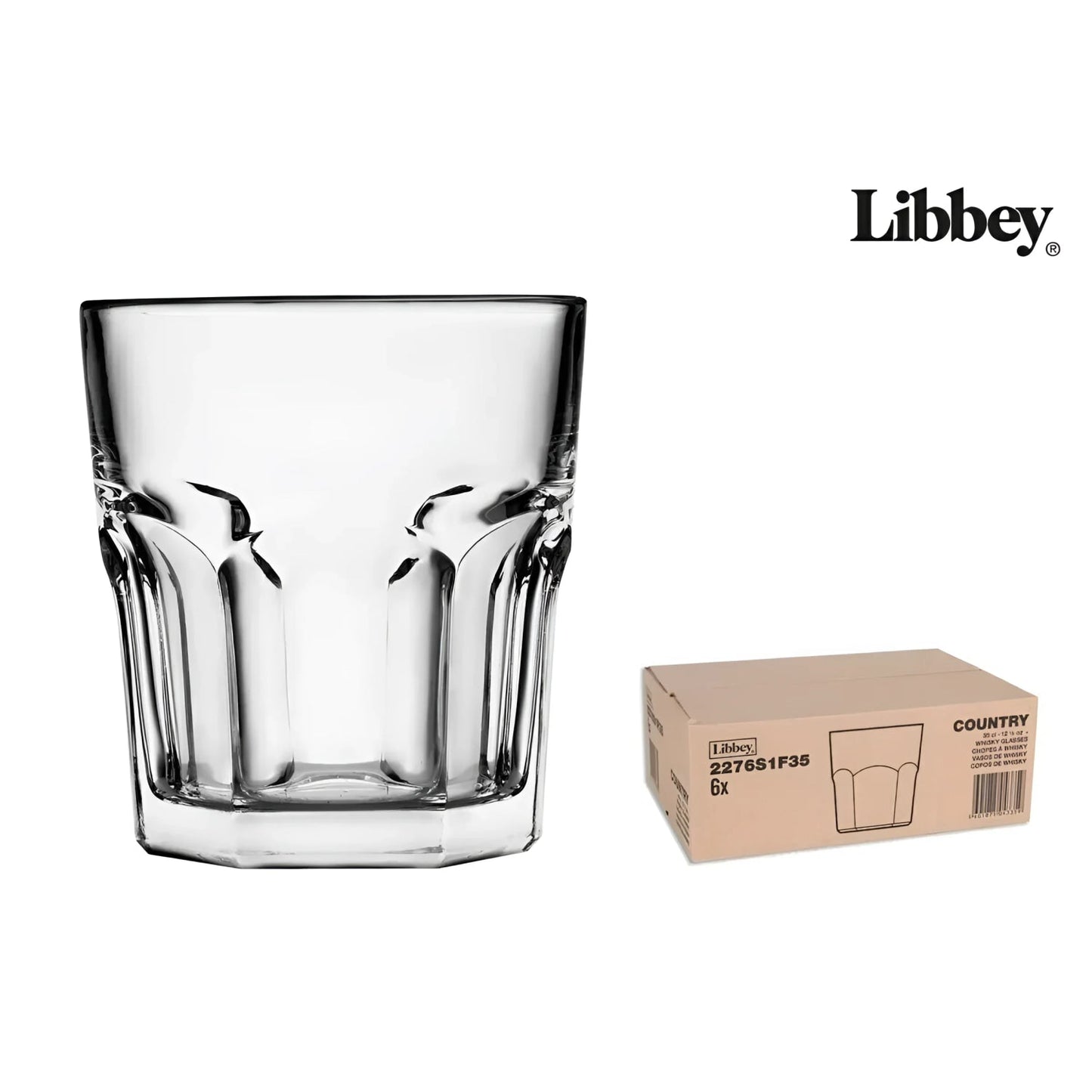 Country Drinking glasses 350ml tumbler Libbey