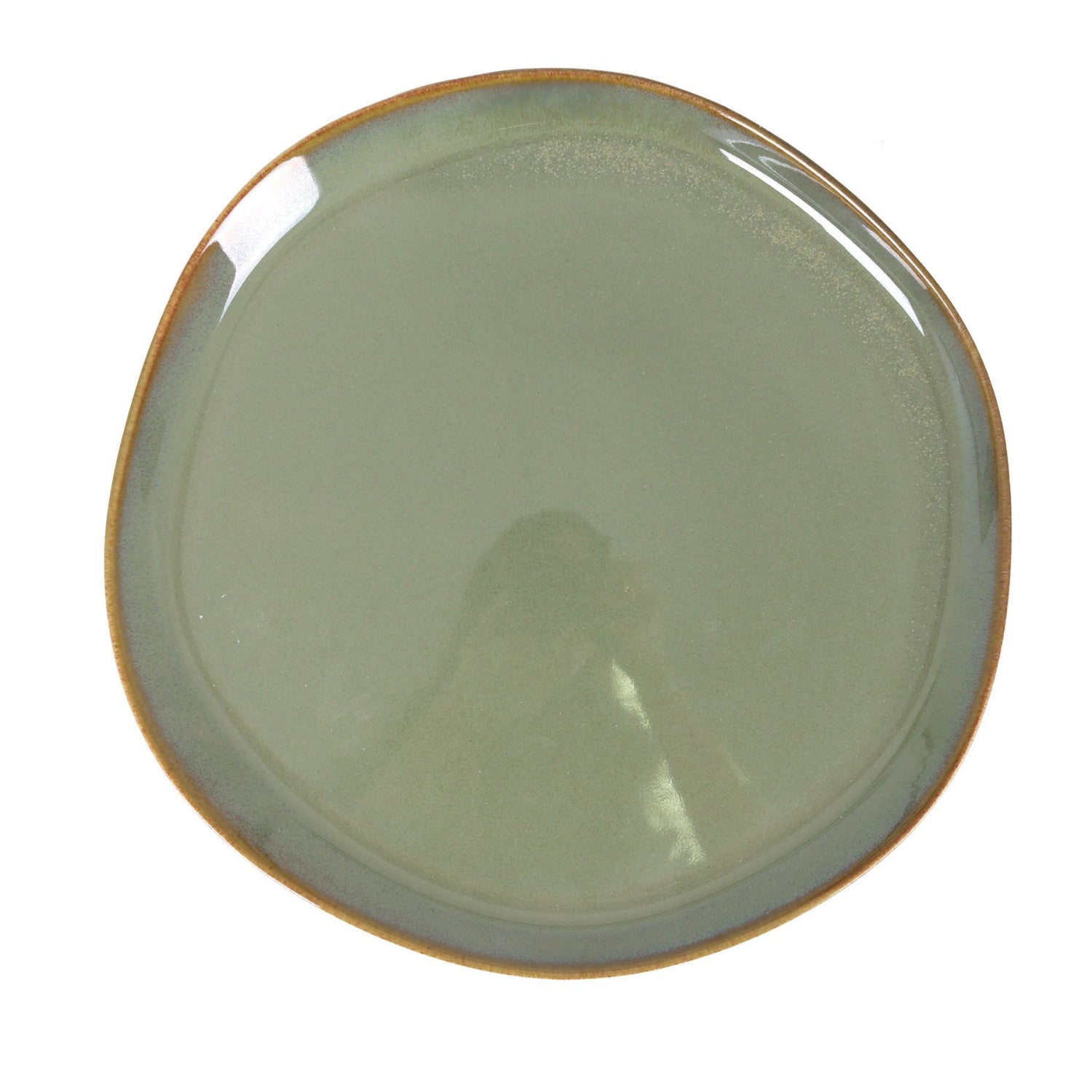 Duomo Green 28cm Dinner plate Main Course Viejo Valle Pura Sangre Premium Porcelain