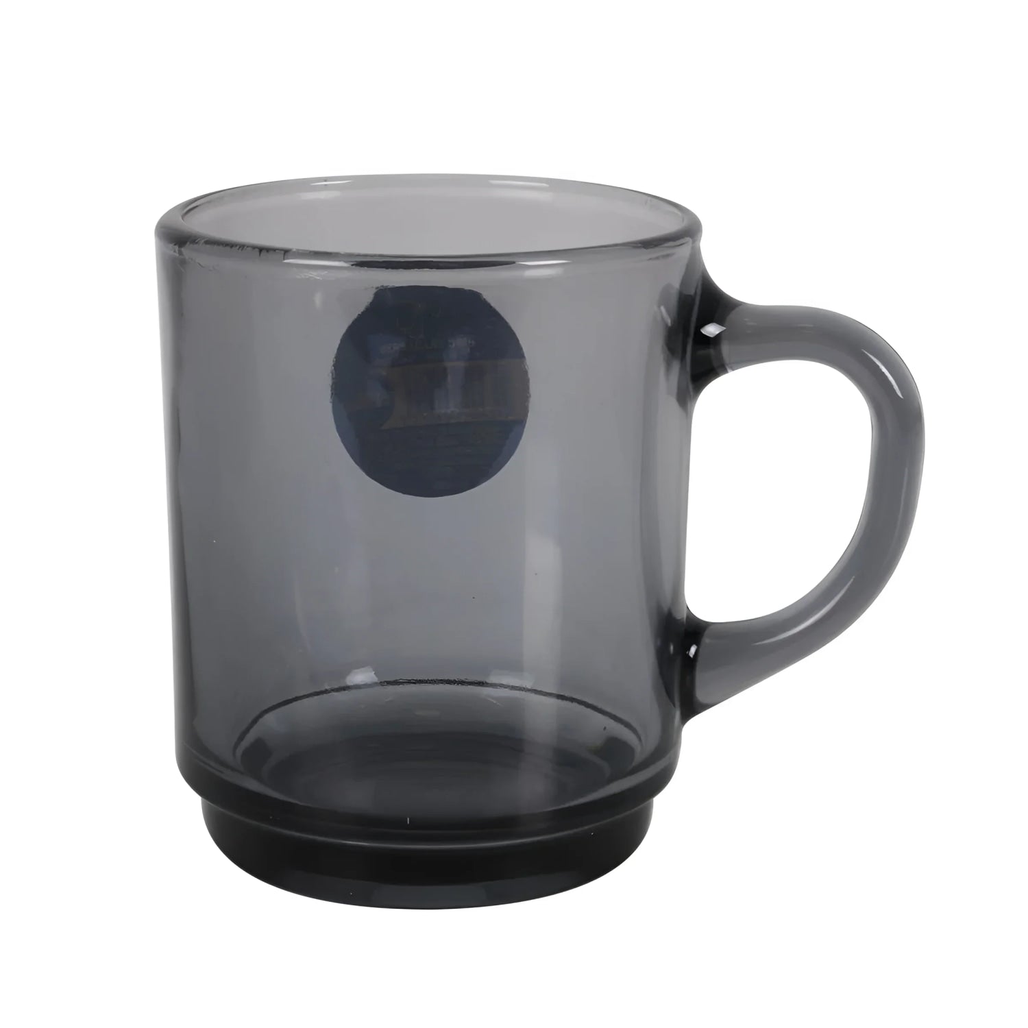 Duralex Grey smoke Stackable coffee tea mugs 260ml Versailles
