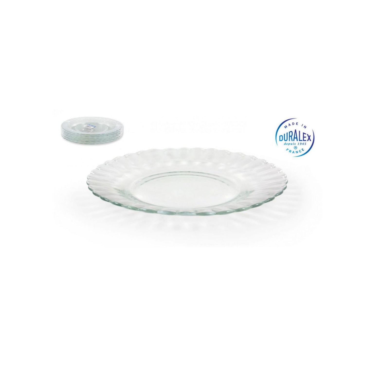Duralex Paris Dessert plates 20cm -Pack of 6-