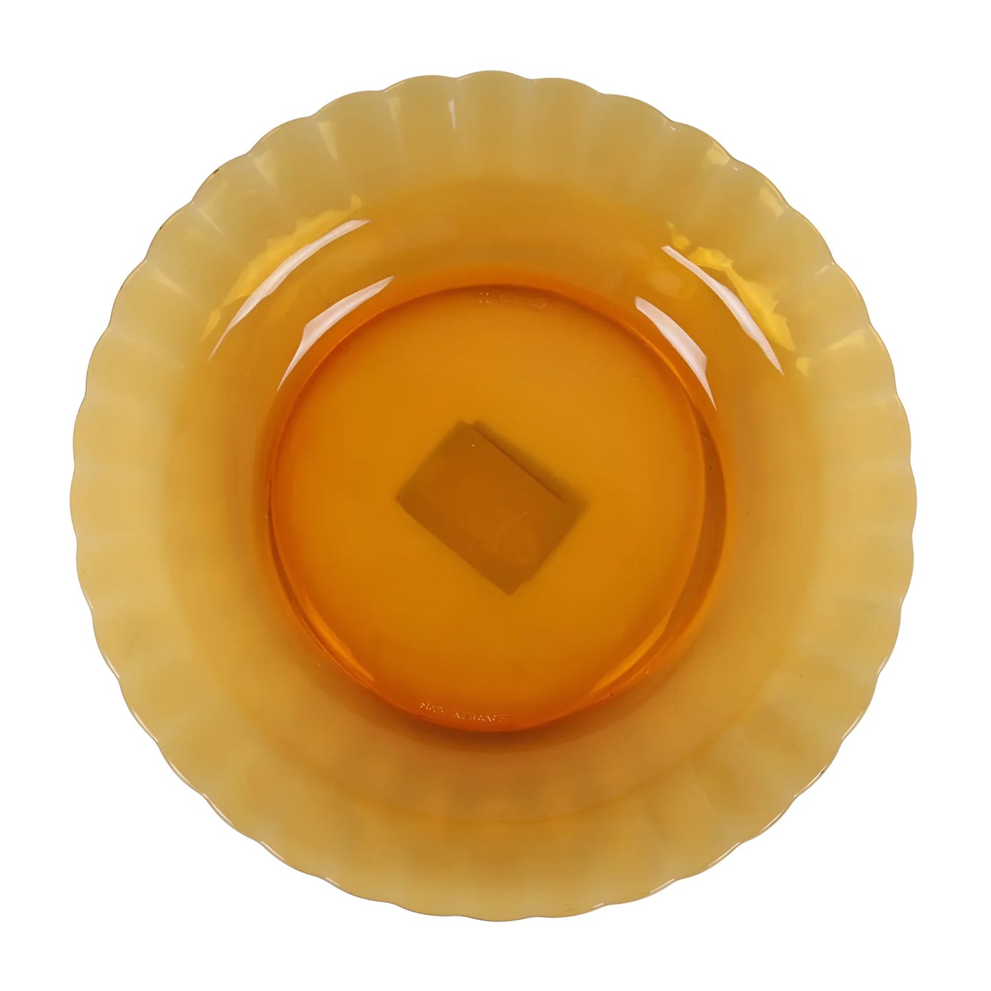 Duralex Picardie Amber bowl Deep Dinner plate 23cm