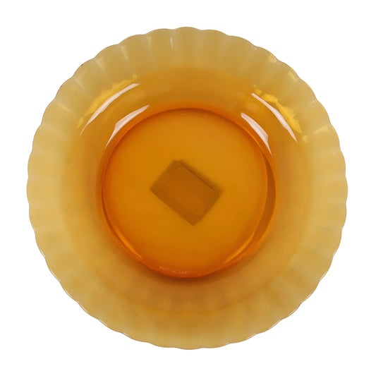 Duralex Picardie Amber bowl Deep Dinner plate 23cm