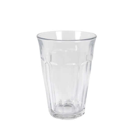 Duralex Picardie clear faceted glass tumbler highball 360ml