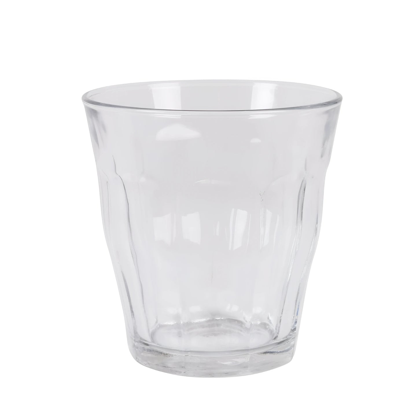 Duralex Picardie clear 310ml faceted glass tumbler with sturdy base