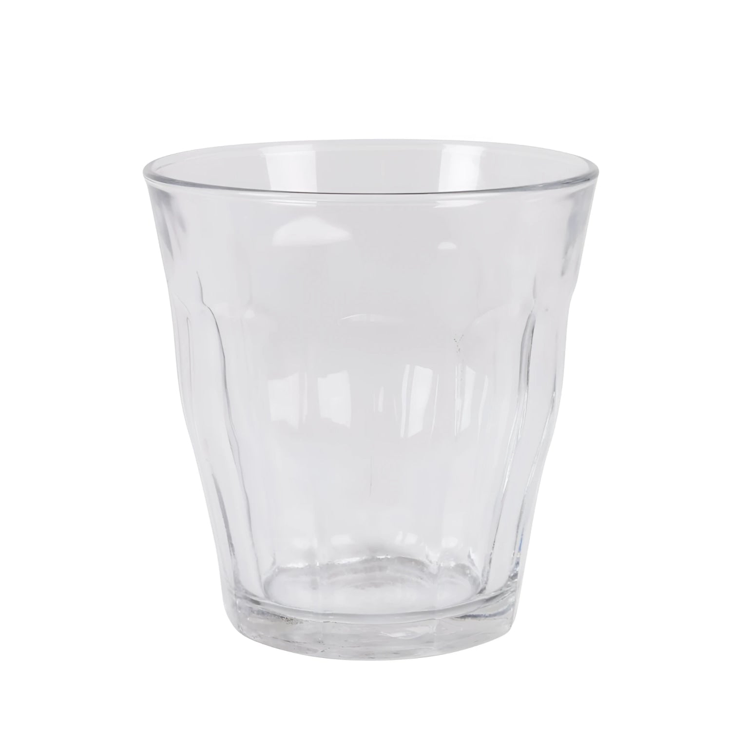 Duralex Picardie clear 310ml faceted glass tumbler with sturdy base