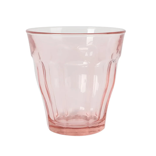 Duralex Pink Picardie drinking glasses tumblers 250ml