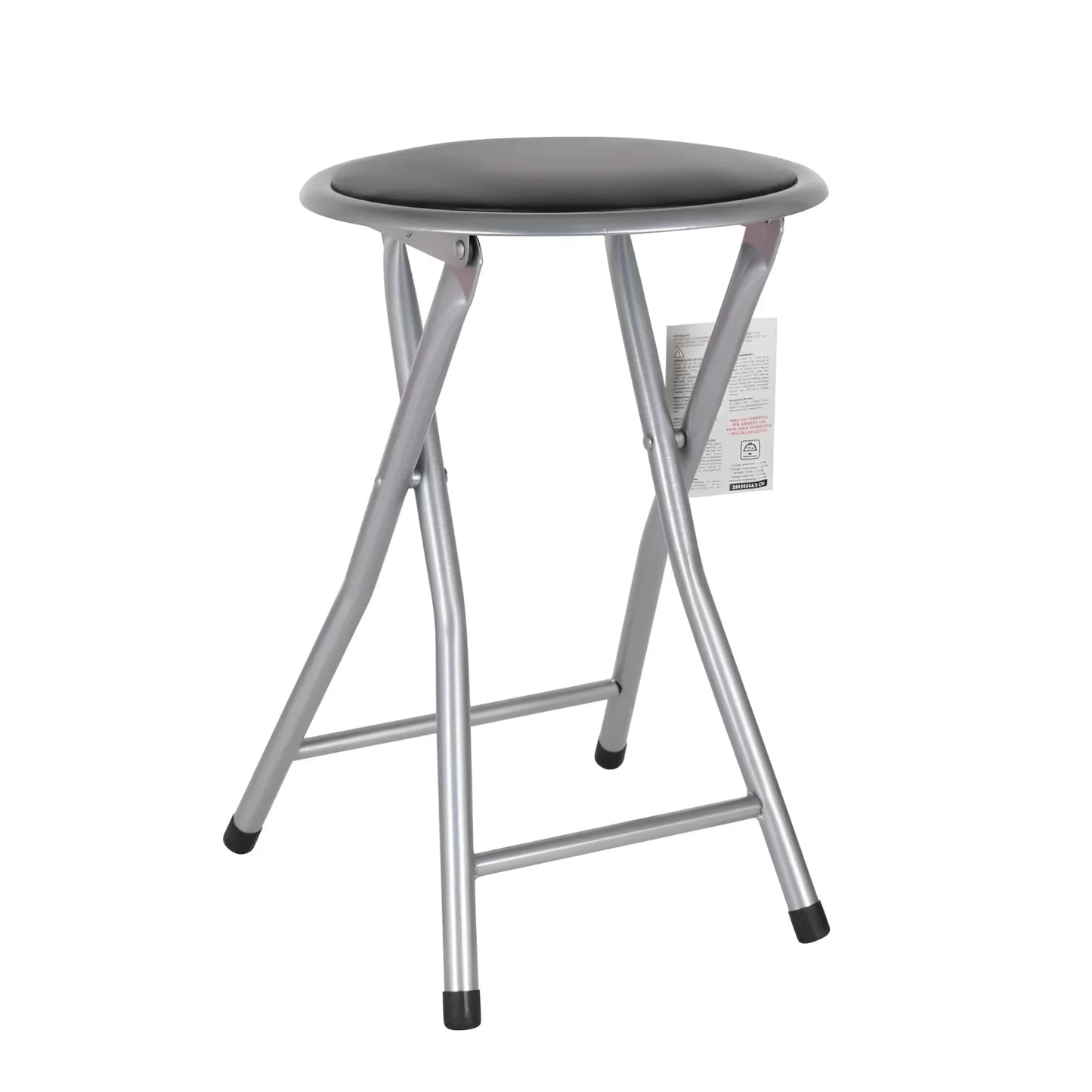 Folding Stool Chair Camping garden home kitchen black