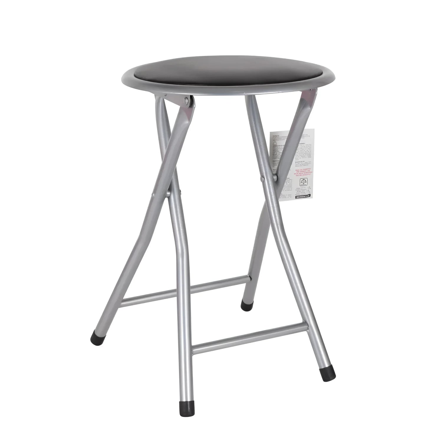 Folding Stool Chair Camping garden home kitchen black