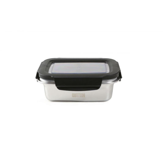 Food storage containers Microwave safe Stainless Steel Hermetic 1.8L rectangular Quttin