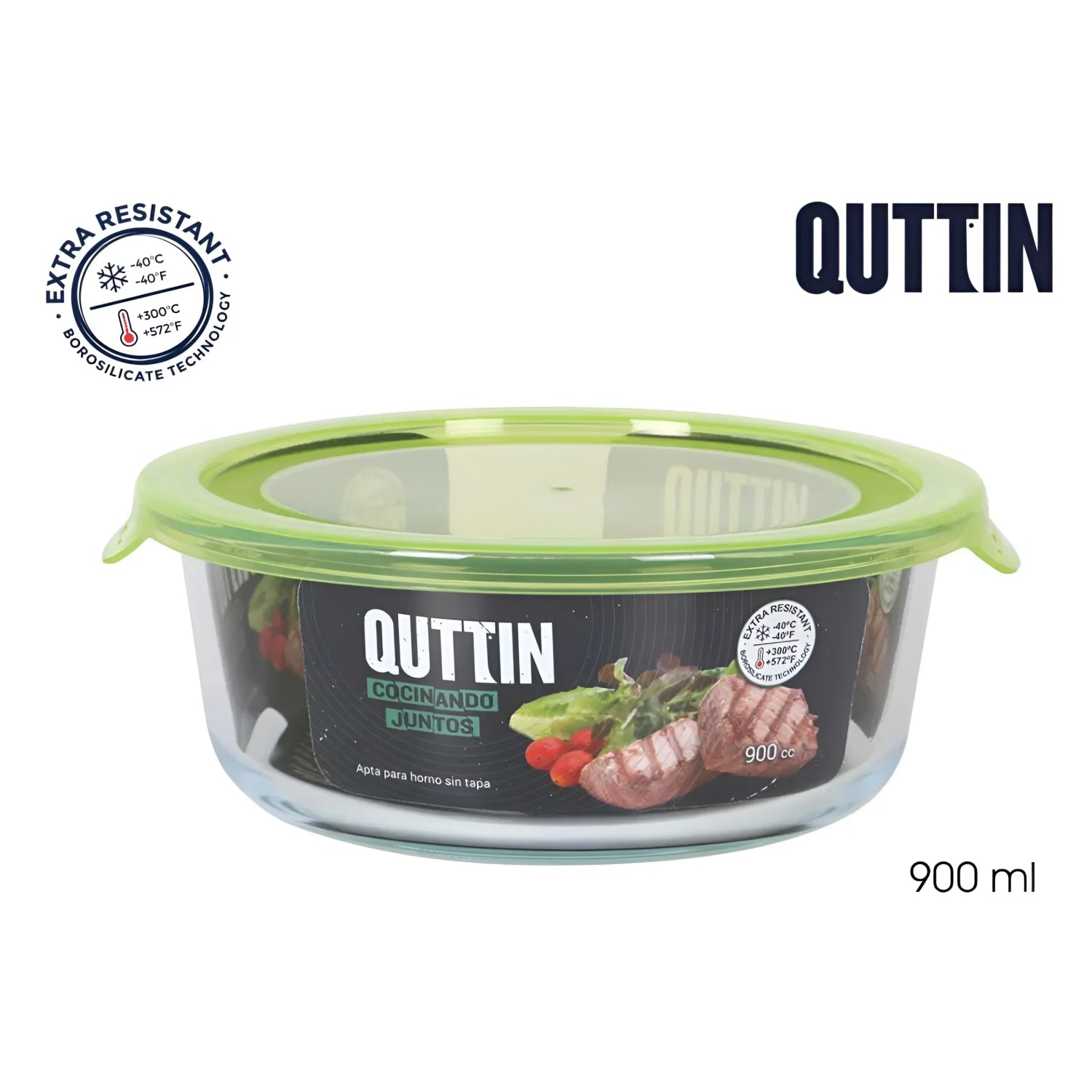 Food Storage containers oven safe Glass baking tray lunch box food Extra Resistant 900ml