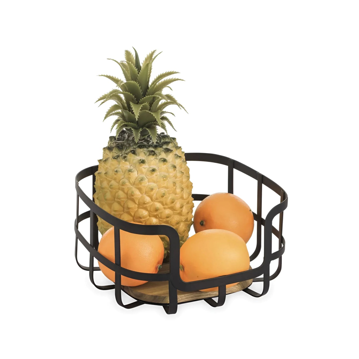 Fruit basket bowl Metal kitchen Confortime 24x24cm