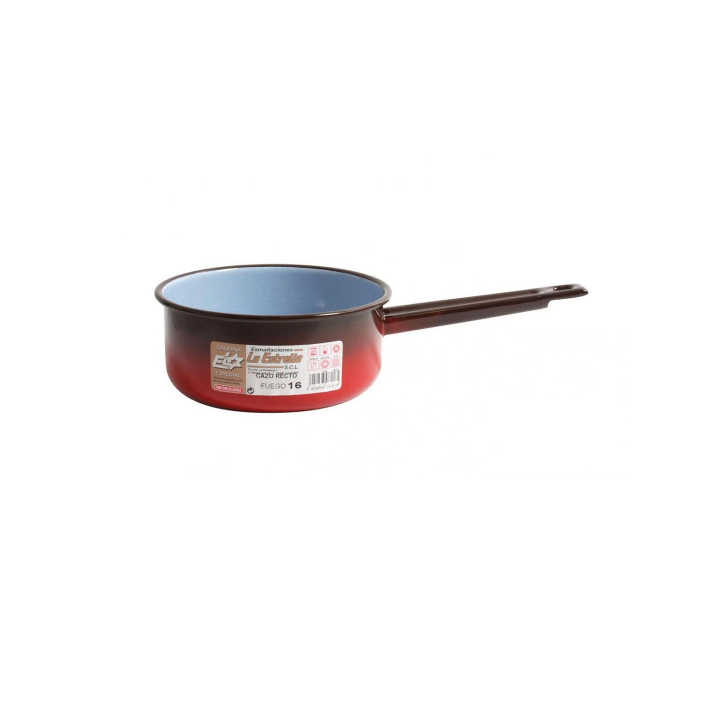 Fuego Saucepan Enameled Steel 16cm La Estrella