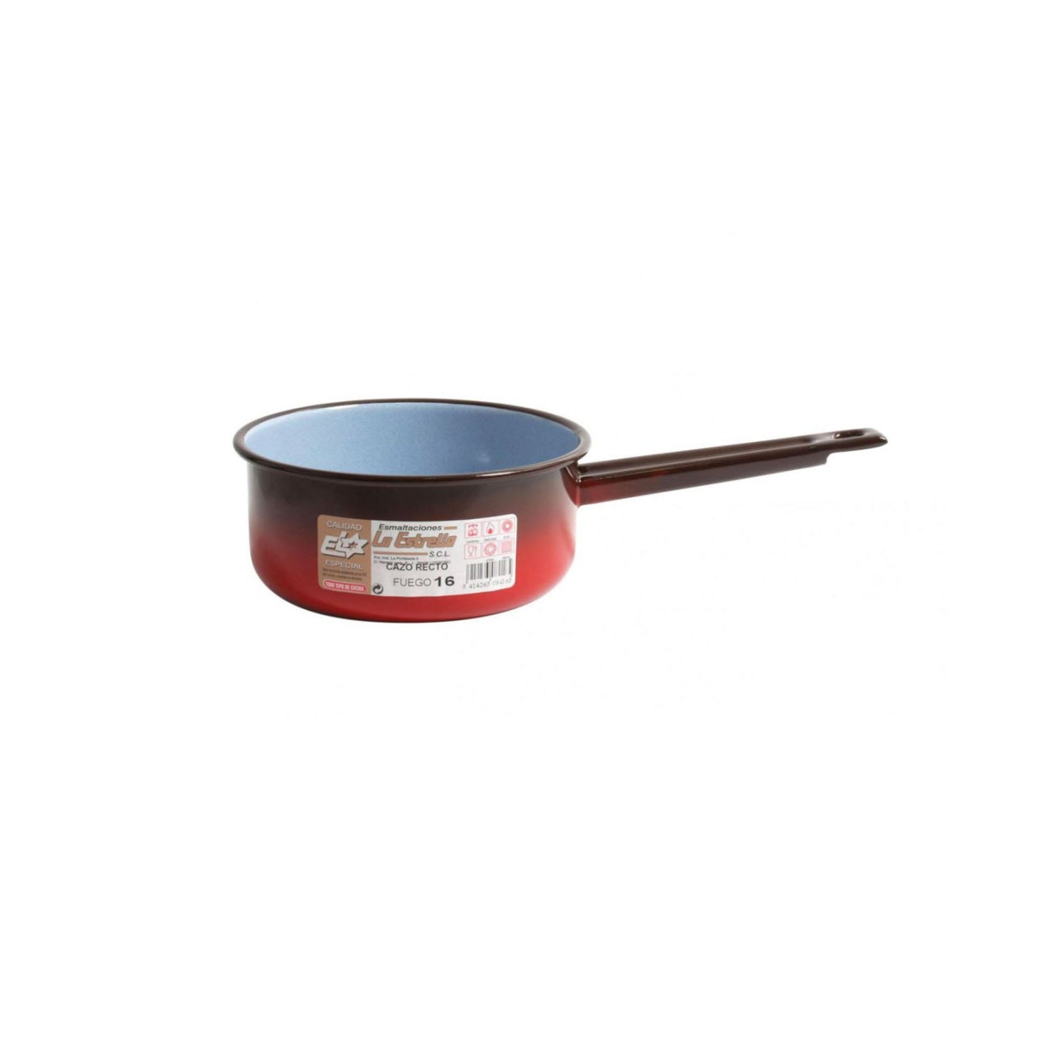 Fuego Saucepan Enameled Steel 16cm La Estrella