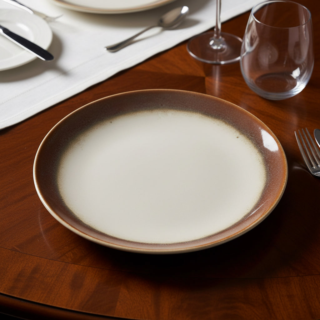 Fustam 20cm Dessert Plate Irregular shape Stoneware