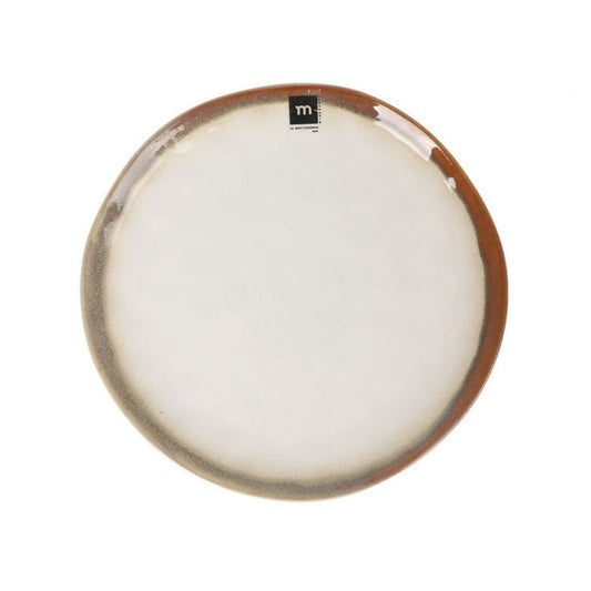 Fustam 26cm Dinner plates Irregular shape Stoneware
