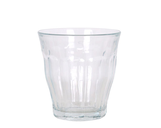 Picardie Clear drinking glasses 250ml tumblers