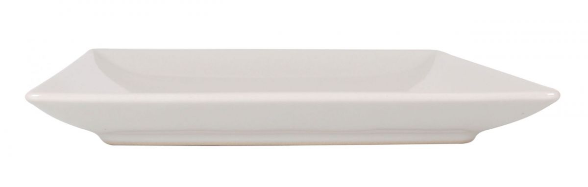 Ivory shine rectangular 34x22.5cm dinner plate Stoneware