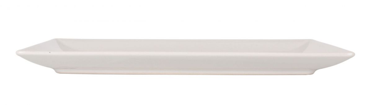 Ivory shine rectangular 34x22.5cm dinner plate Stoneware
