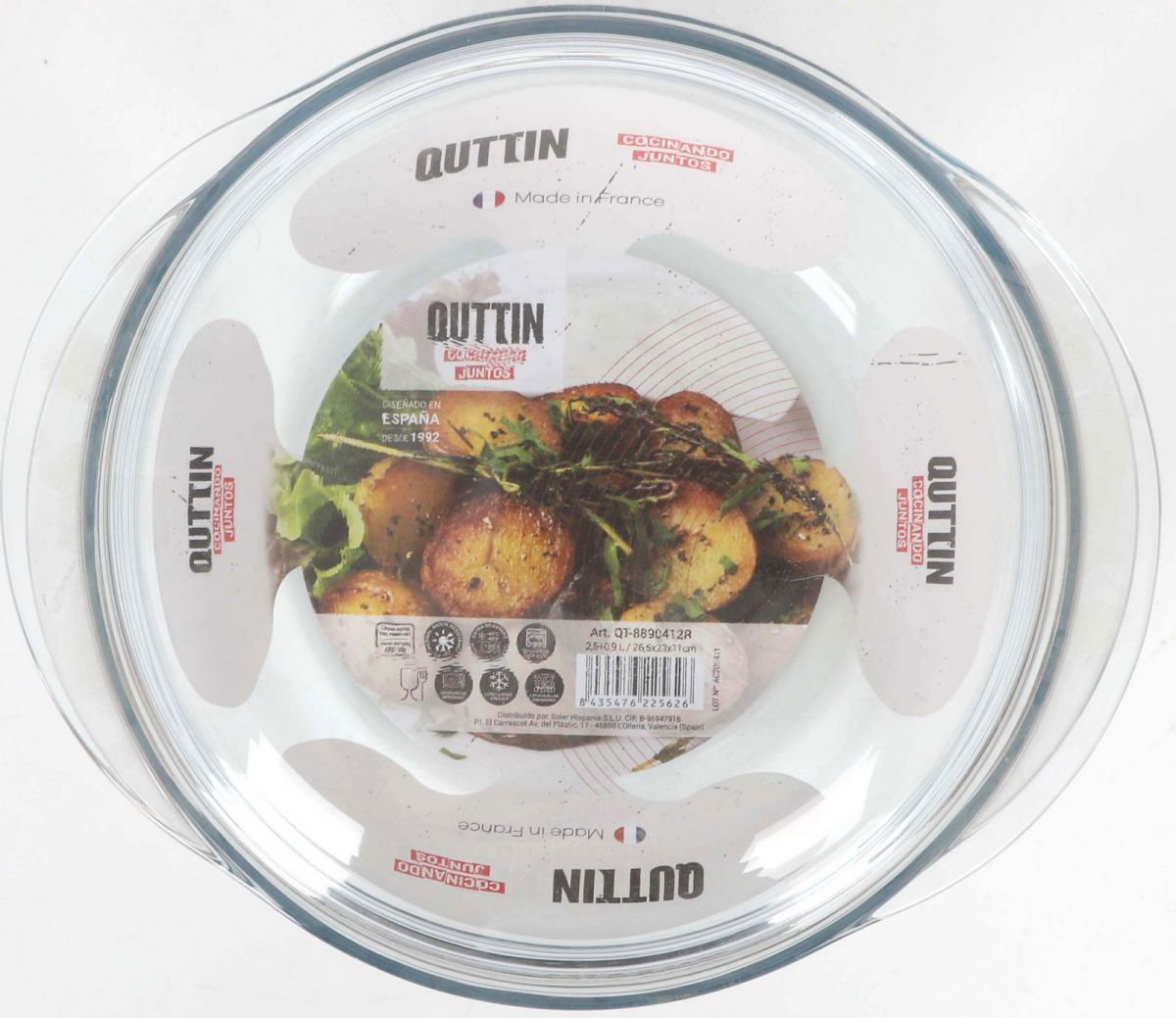 Oven Roasting dish Casserole With lid 2.2L