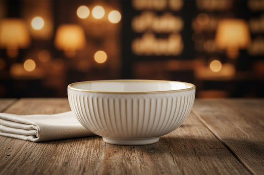 Milky Cream 15.7x7.2cm Cereal Bowl Stoneware