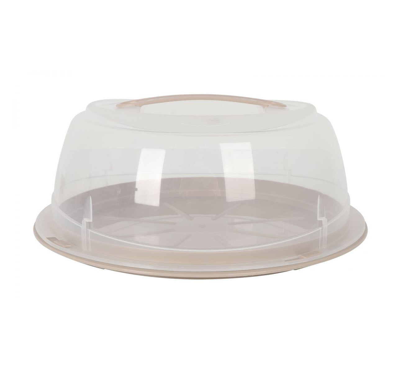 Cake storage container 35.5x15cm carrier with handle Assorted colours