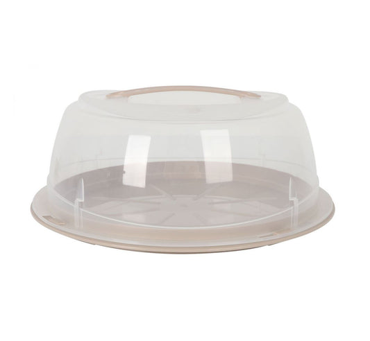Cake storage container 35.5x15cm carrier with handle Assorted colours