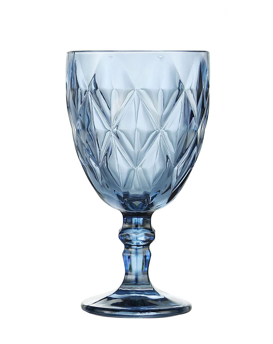 Syros Blue Vintage Red wine glasses 350ml