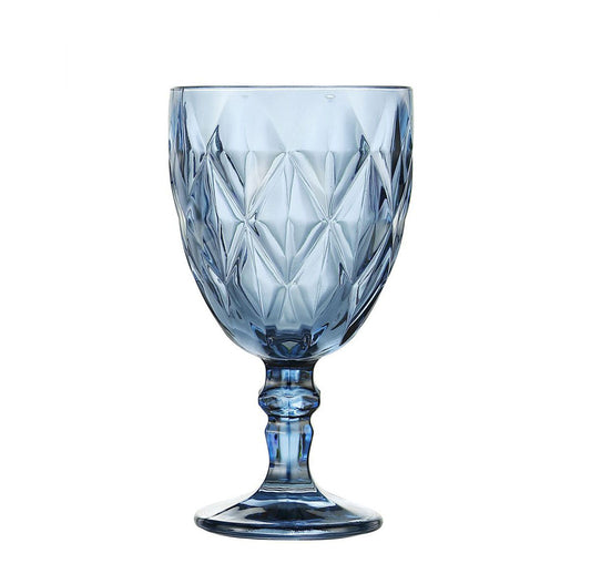 Syros Blue Vintage Red wine glasses 350ml