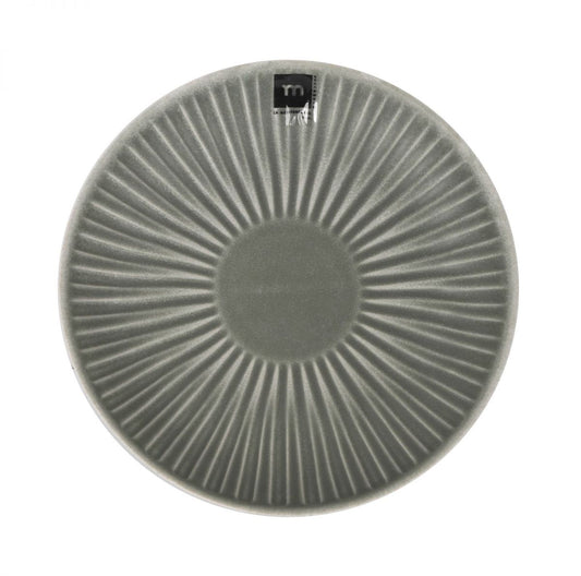 Aisa green 21x3.9cm Pasta Bowl Irregular shape Stoneware