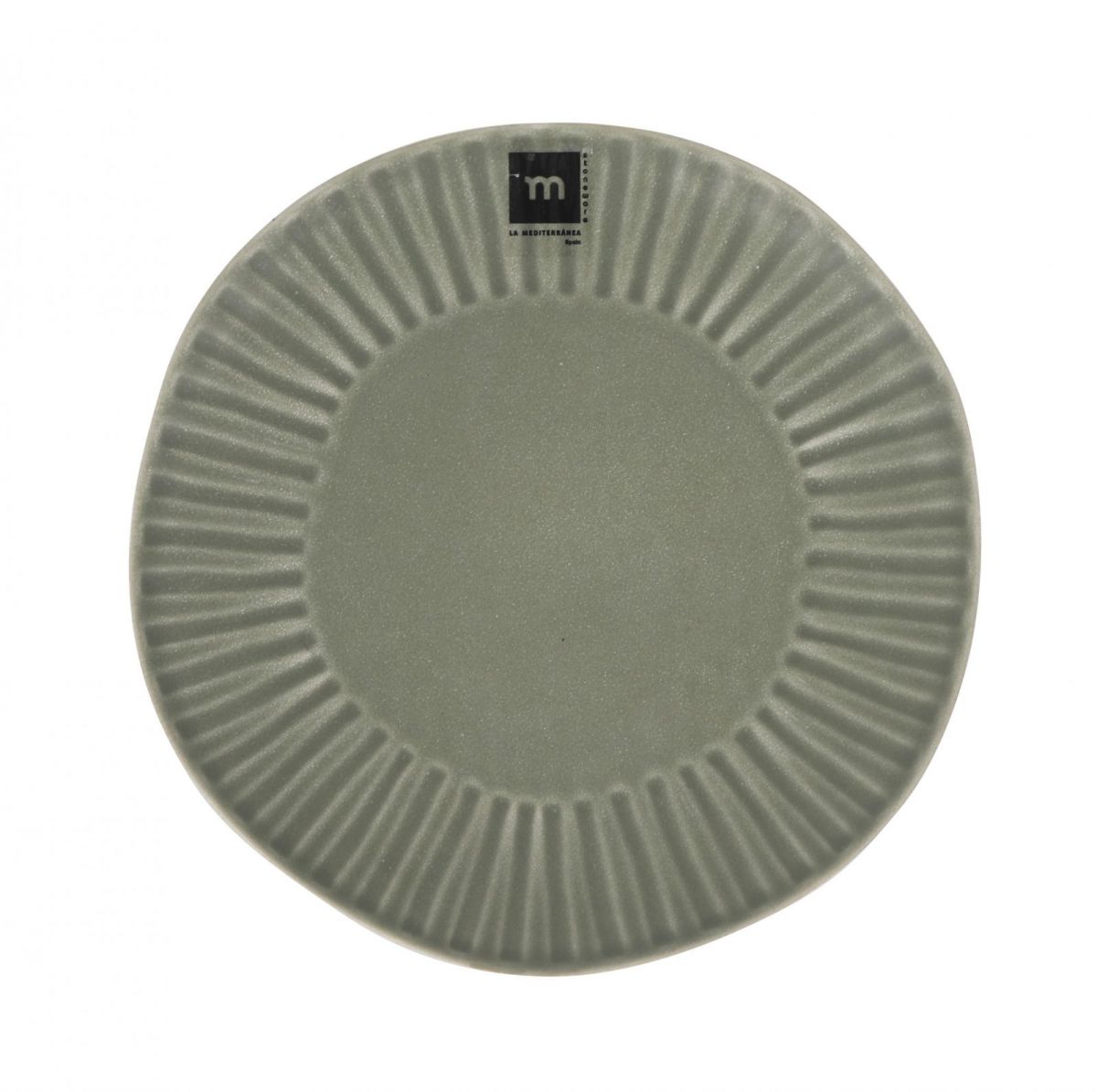 Aisa green 21.5cm Dessert Irregular shape Stoneware