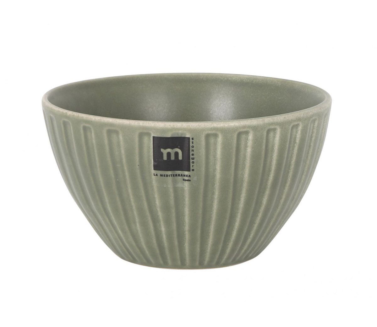 Aisa green 15.5x8.5cm Bowl Irregular shape Stoneware