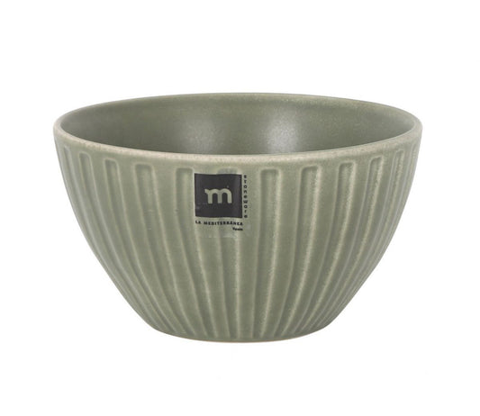 Aisa green 15.5x8.5cm Bowl Irregular shape Stoneware