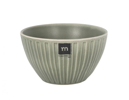 Aisa green 14x8cm Bowl Irregular shape Stoneware