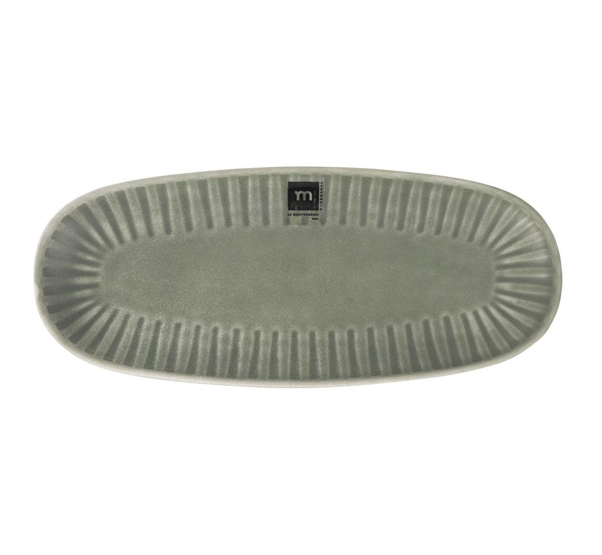 Aisa green 29.5x13.5cmDessert plate starters tapas dish Irregular shape