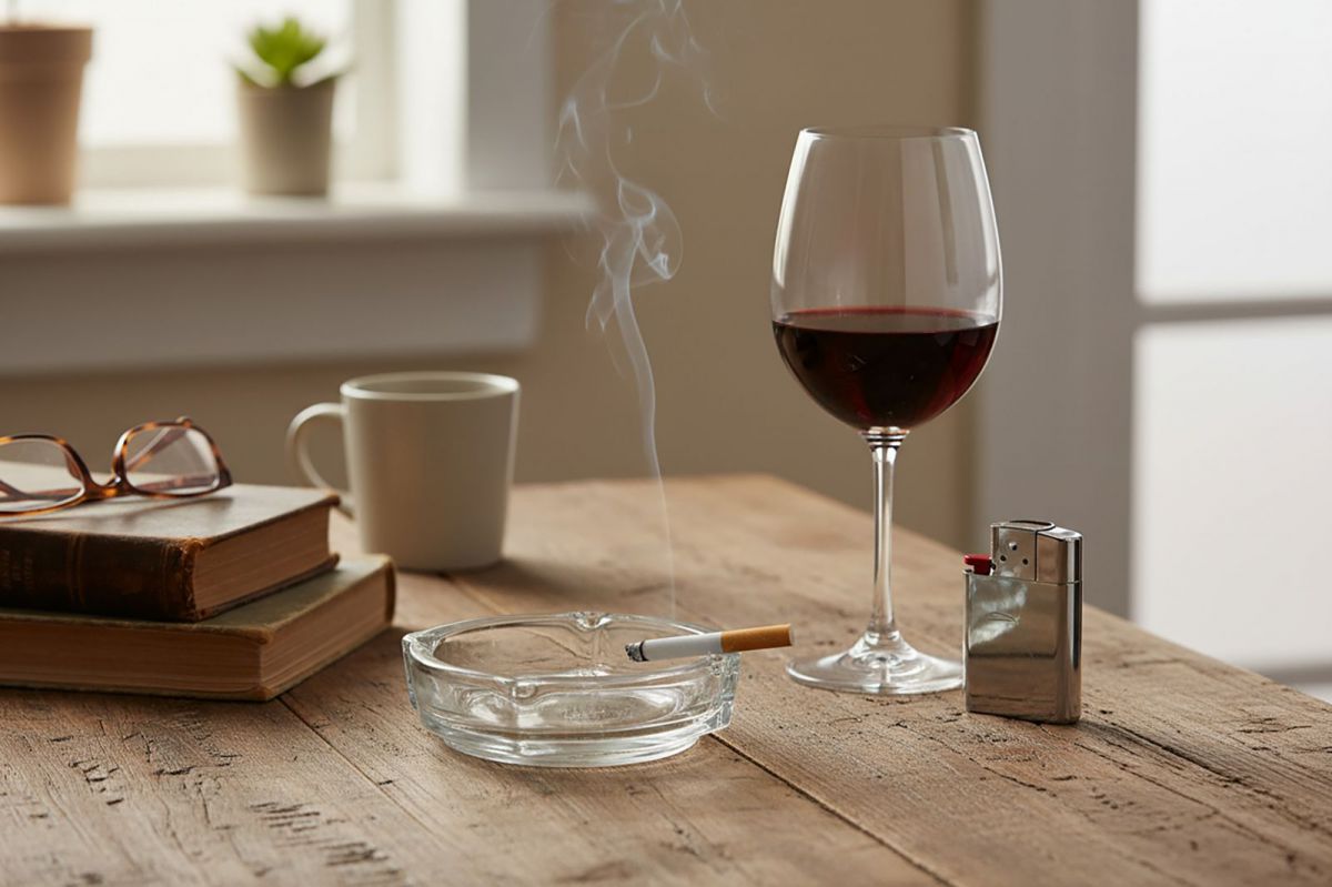 Glass Ashtray Round 10cm