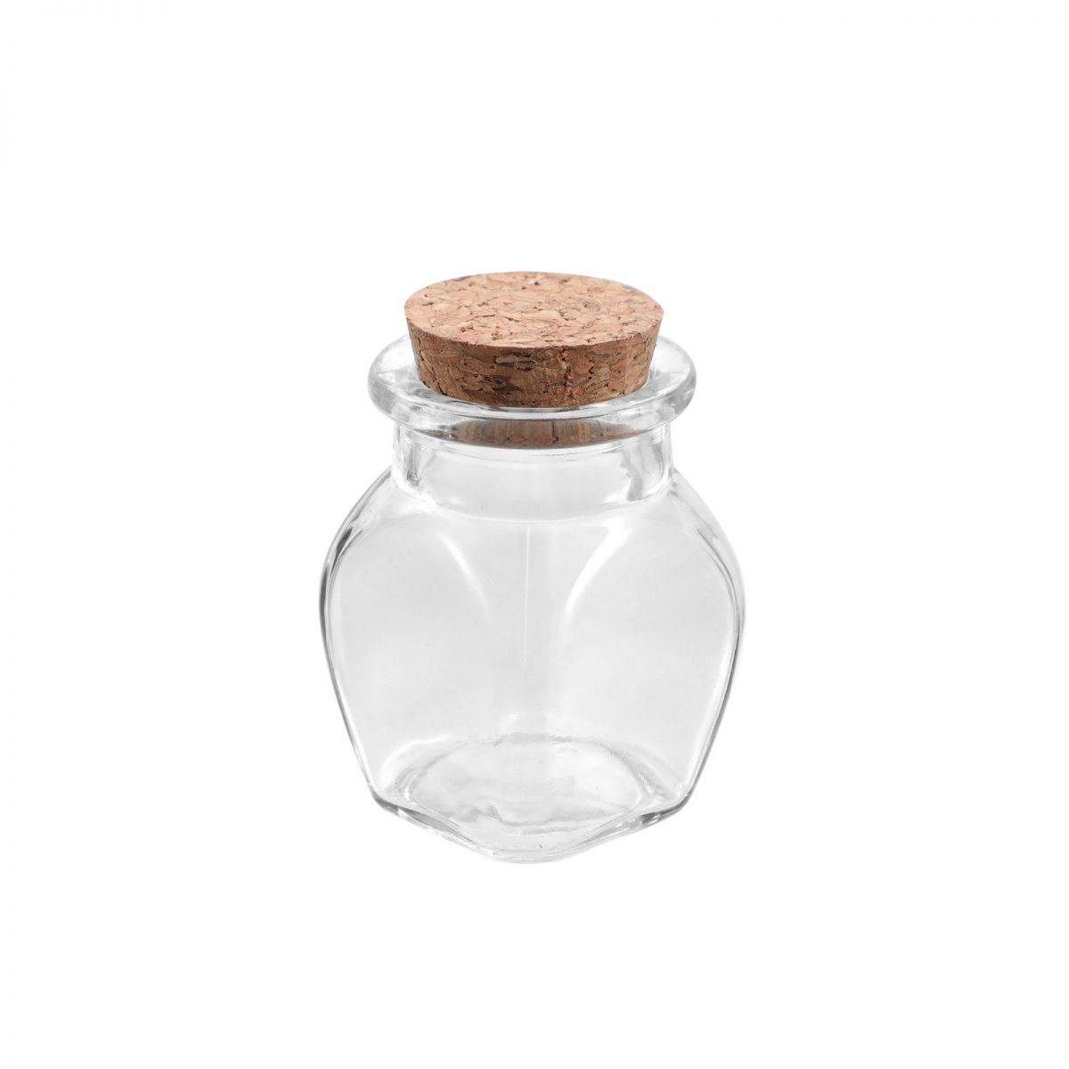 Kitchen Jar glass 60ml with cork