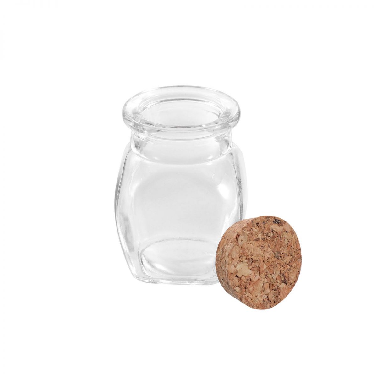 Kitchen Jar glass 60ml with cork