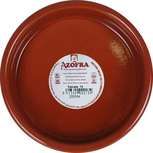 Azofra Size 13cm Spanish terracotta tapas dish