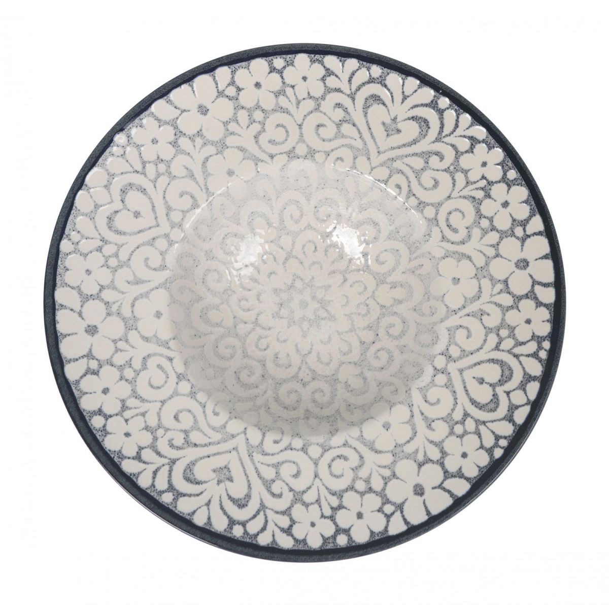 Azurill Risotto plate pasta bowl 28cm Stoneware