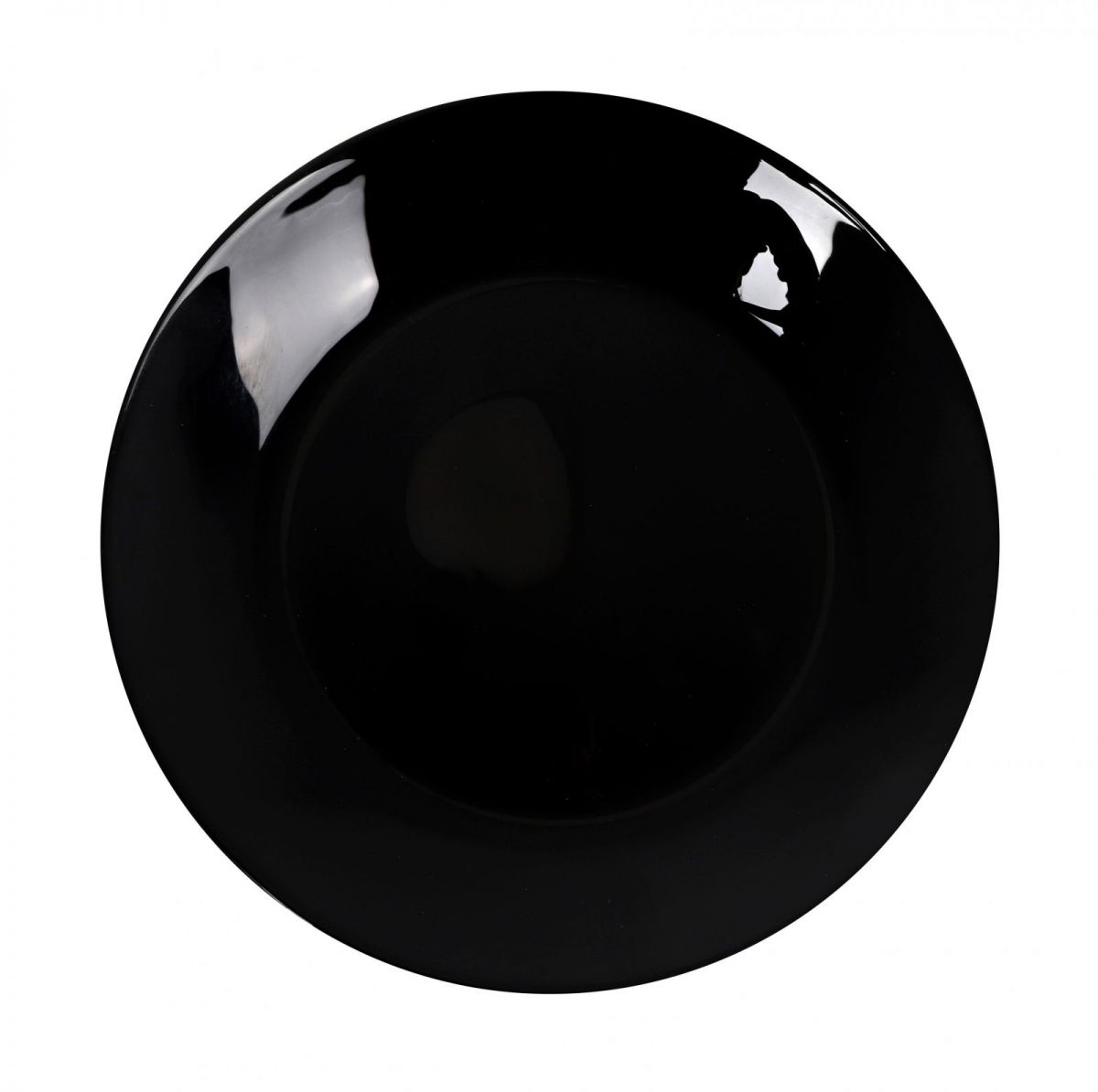 12pcs Opal glass Dinner set Tempered Resistance BLACK