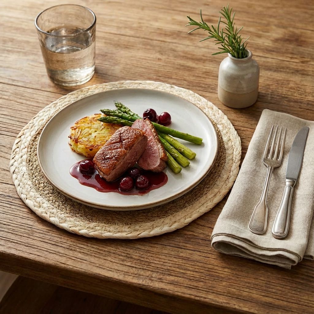 Place Mat wicker trivet round 30cm Privilege