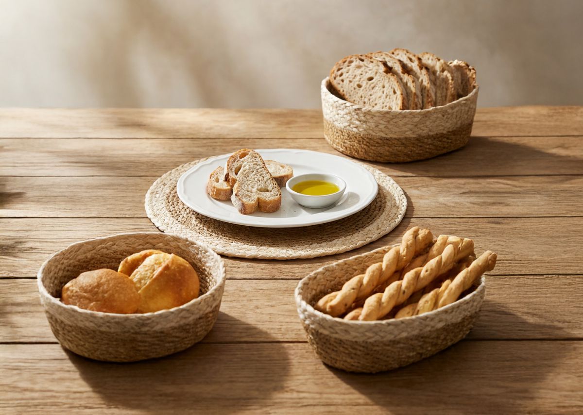 Place Mat wicker trivet round 25cm Privilege